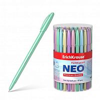 Ручка шарик. ErichKrause Neo Pastel pearl синий 0,7мм кругл. корп.
