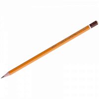 Карандаш чернографит. KOH-I-NOOR 1500 7В заточенный шестигранный