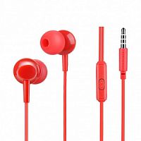 Наушники с микрофоном Hoco M14 3.5 mm, арт.010563 (Красный)