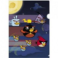 Папка-уголок А4 Angry Birds пласт.