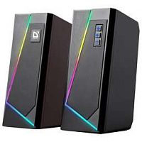 Акустическая 2.0 система DEFENDER (65103) SOLAR 3 10Вт, BT/Light питание от USB