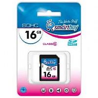 Карта памяти SMARTBUY (SB16GBSDCL10-00LE ) SDHC 16GB Class10