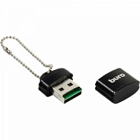 Картридер Buro BU-CR-200 Black <1955975> USB2.0 microSDXC Card Reader/Writer