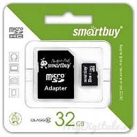 Карта памяти SmartBuy microSDHC 32Gb Class10