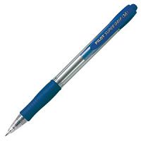 Ручка шарик. автом. PILOT SUPER GRIP 1 мм синий резин. грип