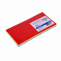 Конверт С65 114х229мм, цветной, силик/лента, 120г/м2 микс, цена за 1шт 1334362