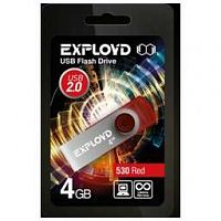 USB флэш-накопитель EXPLOYD 4GB 530 красный [EX004GB530-R]