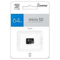 Карта памяти SMARTBUY (SB64GBSDCL10-00LE) MicroSDXC 64GB Class10 LE